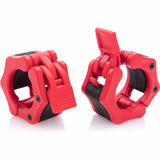 Darrahopens Sports & Fitness > Fitness Accessories 2Pcs 2in / 50mm Olympic Dumbbell Clamps Barbell Clamps Collars Clips Bar Plates Collar Clips Red