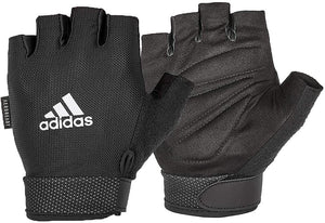 Darrahopens Sports & Fitness > Fitness Accessories Adidas Adjustable Essential Gloves Weight Lifting Gym Workout Training - Black