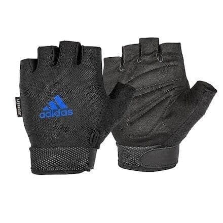 Darrahopens Sports & Fitness > Fitness Accessories Adidas Adjustable Essential Gloves Weight Lifting Gym Workout Training - Small
