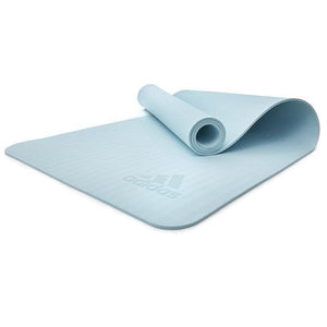 Darrahopens Sports & Fitness > Fitness Accessories Adidas Premium Yoga Mat 5mm Non Slip Gym Exercise Fitness Pilates Workout Pad