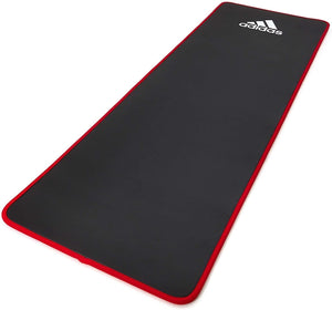 Darrahopens Sports & Fitness > Fitness Accessories Adidas Training 10mm Exercise Floor Mat Gym Thick Yoga Fitness Judo Pilates - Black/Red