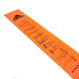 Darrahopens Sports & Fitness > Fitness Accessories Adidas Training Bands Resistance Rally Training Workout Strap - 2x Blue&Orange