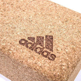 Darrahopens Sports & Fitness > Fitness Accessories Adidas Yoga Cork Block Home Gym Fitness Exercise Pilates Tool Brick - Brown