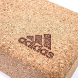 Darrahopens Sports & Fitness > Fitness Accessories Adidas Yoga Cork Block Home Gym Fitness Exercise Pilates Tool Brick - Brown