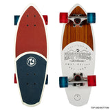 Darrahopens Sports & Fitness > Fitness Accessories Bravo Sports Kryptonics 23-inch Mini Fat Cruiser Board In Liberty Blue
