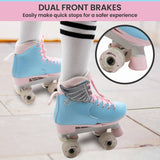 Darrahopens Sports & Fitness > Fitness Accessories Circle Society Adjustable Kids Quad Roller Skates In Cotton Candy