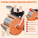Darrahopens Sports & Fitness > Fitness Accessories Elbow Support Automatic Rebound Abdominal Wheel Plank Machine Ab Roller Abs Workout Belly Orange