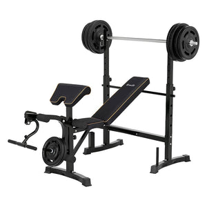 Darrahopens Sports & Fitness > Fitness Accessories Everfit 10 In 1 Weight Bench Adjustable Home Gym Station Bench Press 330KG