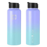 Darrahopens Sports & Fitness > Fitness Accessories Iron Flask Wide Mouth Bottle with Straw Lid, Cotton Candy, 40oz/1200ml