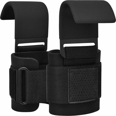 Darrahopens Sports & Fitness > Fitness Accessories Pair Weight Lifting Hooks Straps Grip Wrist Wrap Support Powerlifting Deadlift Pull Up