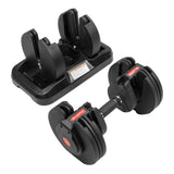 Darrahopens Sports & Fitness > Fitness Accessories Powertrain Gen2 Adjustable Dumbbell Set With Pro Stand- 2 X 20kg (40kg)