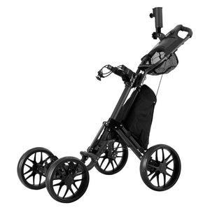 Darrahopens Sports & Fitness > Golf Everfit Golf Buggy Foldable Trolley Golf Cart Wheels Umbrella Bottle Holder