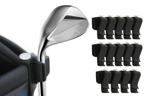 Darrahopens Sports & Fitness > Golf > Golf Accessories 14Pcs Golf Putter Holders Golf Bag Clip On Putting Organizer Golf Equipment