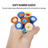 Darrahopens Sports & Fitness > Golf > Golf Accessories 83mm Rubber Golf Tees 30PCS - Colourful Durable Plastic Tees with Soft Cushion Top