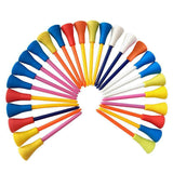 Darrahopens Sports & Fitness > Golf > Golf Accessories 83mm Rubber Golf Tees 30PCS - Colourful Durable Plastic Tees with Soft Cushion Top
