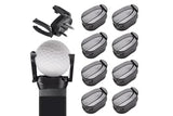 Darrahopens Sports & Fitness > Golf > Golf Accessories 8Pcs Foldable Golf Ball Pick Up Claw Sucker Put On Putter Grip Golf Ball Pick Up Retriever Grabber Golf Accessories