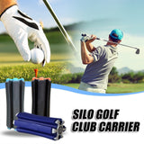 Darrahopens Sports & Fitness > Golf > Golf Accessories Black And Orange Golf Club Carrier 2-Pack - Durable ABS+PET Golf Club Holder for Secure Storage and Easy Transport