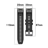 Darrahopens Sports & Fitness > Golf > Golf Accessories Compatible with Garmin fenix 7X 7 7S 6X 6 Pro 6S 5 5X Plus Descent mk2i Smartwatch 26mm Silicone Strap Bracelet