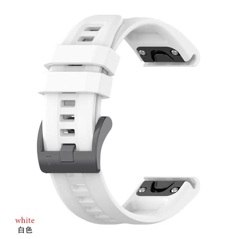 Darrahopens Sports & Fitness > Golf > Golf Accessories Compatible with Garmin fenix 7X 7 7S 6X 6 Pro 6S 5 5X Plus Descent mk2i Smartwatch 26mm Silicone Strap Bracelet