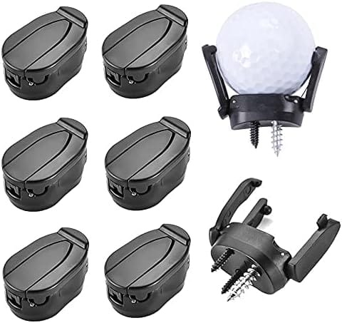 Darrahopens Sports & Fitness > Golf > Golf Accessories Golf Ball Picker 6 Pcs Foldable Claw Suction Cup for Putter Grip