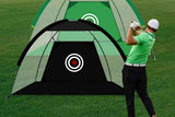 Darrahopens Sports & Fitness > Golf > Golf Accessories Golf Practice Net Hitting Driving Netting Chipping Cage Training Aid Mesh