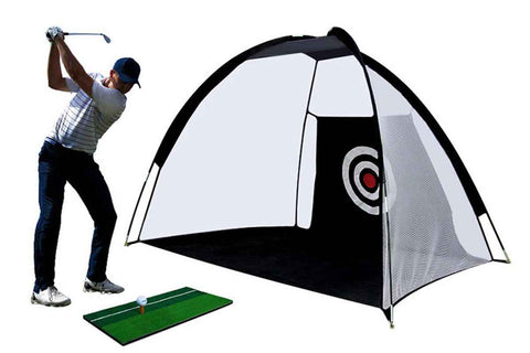 Darrahopens Sports & Fitness > Golf > Golf Accessories Golf Practice Net Hitting Driving Netting Chipping Cage Training Aid Mesh
