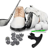 Darrahopens Sports & Fitness > Golf > Golf Accessories Golf Spikes Set 30 Pcs 6mm Metal Thread Screws Replacement with Spanner