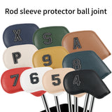 Darrahopens Sports & Fitness > Golf > Golf Accessories Premium PU Leather Golf Iron Headcover Set (10pcs) | Numbered 3-9, P, S, A | Protective Club Covers for Irons