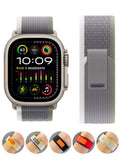 Darrahopens Sports & Fitness > Golf > Golf Accessories Trail Strap Compatible with Apple Watch Ultra 2 Series 9 8 7 6 5 3 for 49mm 45mm 44mm 42mm 41mm 40mm 38mm in Orange Beige