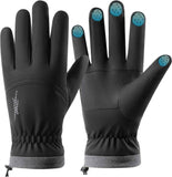 Darrahopens Sports & Fitness > Golf > Golf Gloves Ski Gloves Waterproof Touchscreen Winter Thermal Gloves Men Black L