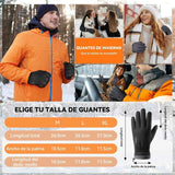 Darrahopens Sports & Fitness > Golf > Golf Gloves Ski Gloves Waterproof Touchscreen Winter Thermal Gloves Men Black XL