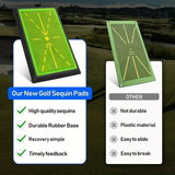 Darrahopens Sports & Fitness > Golf > Golf Training Aids 1 golf training mat, for swing detection, hitting, golf tracking detection, golf swing practice mat