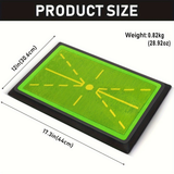 Darrahopens Sports & Fitness > Golf > Golf Training Aids 1 golf training mat, for swing detection, hitting, golf tracking detection, golf swing practice mat