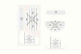 Darrahopens Sports & Fitness > Golf > Golf Training Aids 100Pcs Golf Impact Tape Set Club Impact Stickers for Woods Irons Putters