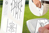 Darrahopens Sports & Fitness > Golf > Golf Training Aids 100Pcs Golf Impact Tape Set Club Impact Stickers for Woods Irons Putters