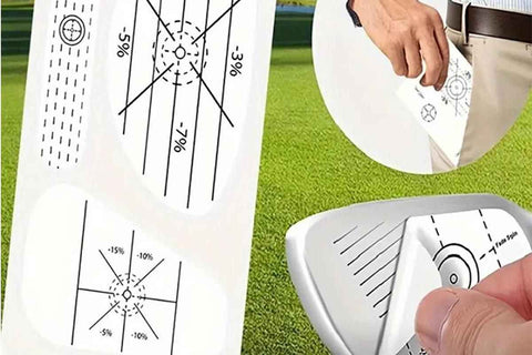 Darrahopens Sports & Fitness > Golf > Golf Training Aids 100Pcs Golf Impact Tape Set Club Impact Stickers for Woods Irons Putters