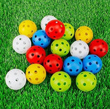 Darrahopens Sports & Fitness > Golf > Golf Training Aids Golf Practice Balls, 12-Pack 42mm Hollow Plastic Training Balls with Airflow for Swing Training, Driving Range \u0026 Home Use