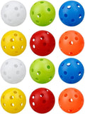 Darrahopens Sports & Fitness > Golf > Golf Training Aids Golf Practice Balls, 12-Pack 42mm Hollow Plastic Training Balls with Airflow for Swing Training, Driving Range \u0026 Home Use