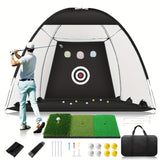 Darrahopens Sports & Fitness > Golf > Golf Training Aids Golf Practice Net with Mat & Target
