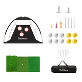 Darrahopens Sports & Fitness > Golf > Golf Training Aids Golf Practice Net with Mat & Target