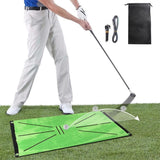 Darrahopens Sports & Fitness > Golf > Golf Training Aids Golf Swing Training Mat for Practice