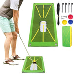 Darrahopens Sports & Fitness > Golf > Golf Training Aids Golf Training Mat Set for Swing Detection
