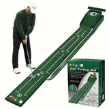 Darrahopens Sports & Fitness > Golf > Golf Training Aids HUAEN Indoor Office Golf Putting Mat, 8-Foot Putting Green, Alignment Guide Included, Lightweight, Men's Golf Equipment In Australia - Darrahopens
