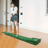 Darrahopens Sports & Fitness > Golf > Golf Training Aids HUAEN Indoor Office Golf Putting Mat, 8-Foot Putting Green, Alignment Guide Included, Lightweight, Men's Golf Equipment In Australia - Darrahopens