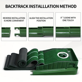 Darrahopens Sports & Fitness > Golf > Golf Training Aids HUAEN Indoor Office Golf Putting Mat, 8-Foot Putting Green, Alignment Guide Included, Lightweight, Men's Golf Equipment In Australia - Darrahopens