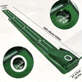 Darrahopens Sports & Fitness > Golf > Golf Training Aids HUAEN Indoor Office Golf Putting Mat, 8-Foot Putting Green, Alignment Guide Included, Lightweight, Men's Golf Equipment In Australia - Darrahopens