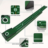 Darrahopens Sports & Fitness > Golf > Golf Training Aids HUAEN Indoor Office Golf Putting Mat, 8-Foot Putting Green, Alignment Guide Included, Lightweight, Men's Golf Equipment In Australia - Darrahopens