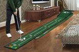 Darrahopens Sports & Fitness > Golf > Golf Training Aids Practice Putting Mat Indoor Putter Trainer Mat 2.6m Auto-Return Golf Training Aid