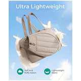 Darrahopens Sports & Fitness > Racquet Sports > Pickleball 42L Light-Grey Tennis & Pickleball Expandable Tote Bag wIth Shoe-Zone & Bottle Side Pocket - Waterproof Gym Bag for Racquets & Paddles