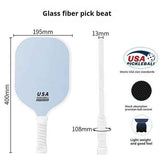 Darrahopens Sports & Fitness > Racquet Sports > Pickleball Deep Blue Pickleball Set: 2 Paddles, 4 Balls, Carrying Bag